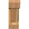Ekena Millwork Traditional Slat Rough Sawn Bracket w/ Offset Brace, Western Red Cedar, 6"W x 16"D x 16"H BKT0604X16X16TRA06RWR - alternate 4